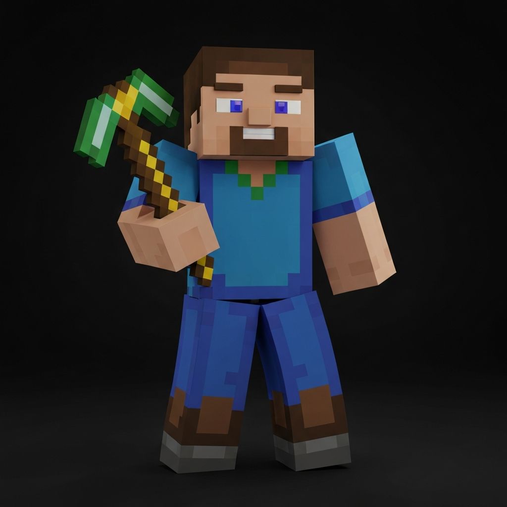 Personaje Minecraft 3D